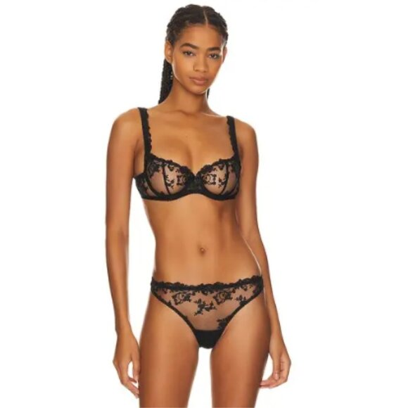 Brand New JOURNELLE Embroidered Balconette Bra - Picture 1 of 16